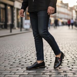 ESPORRE Rishby Ladies Black Loafers